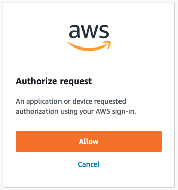 Image showing the old Device Auth Confirmation Prompt which notes 'an application or device requested authentication'